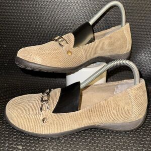 Vionic 456 Alda Orthaheel Metallic Saddle Lizard Slip On Loafers Womens Size 8